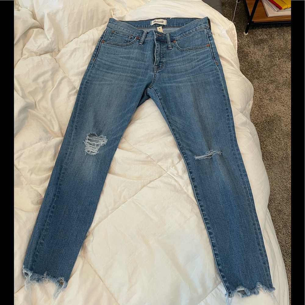 Madewell NWT 9” high rise skinny petite sizing